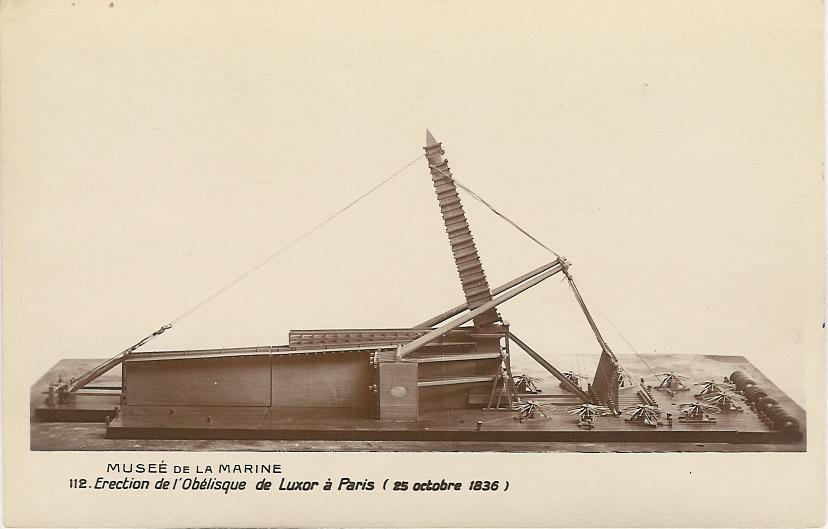 112 EMN Érection de l'obélisque à Paris