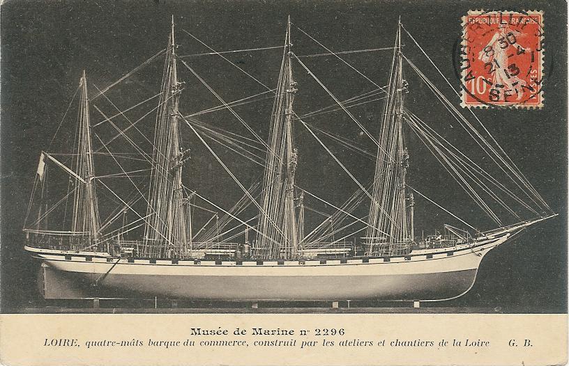 Loire, quatre-m�ts barque