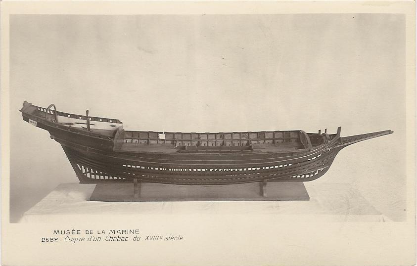 N° 2682 Coque d'un Chébec